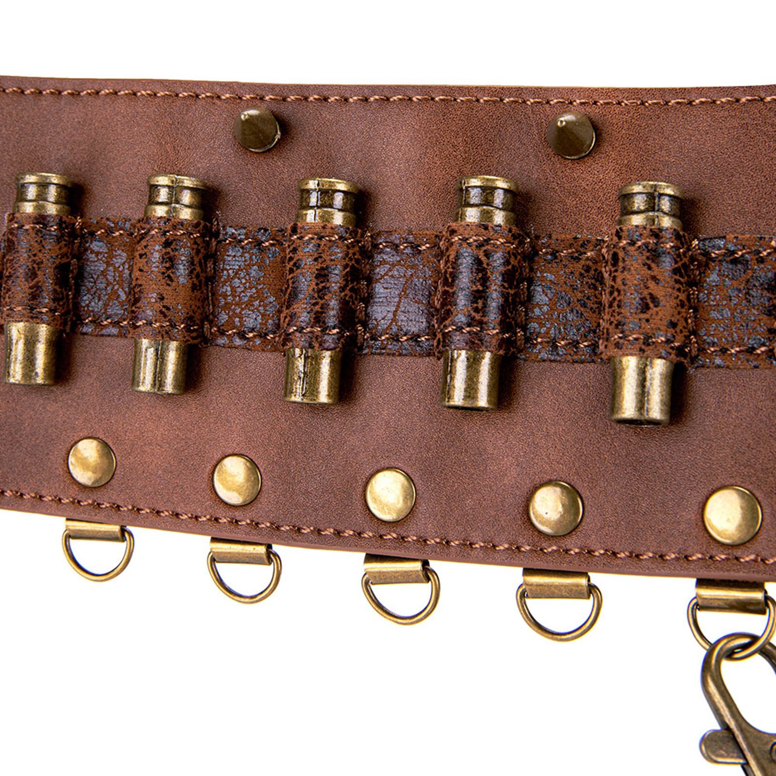 Marsupio retrò Steampunk con cinghia regolabile accessorio da viaggio marsupio per cosplay e appassionati di moda medievale festival marsupio