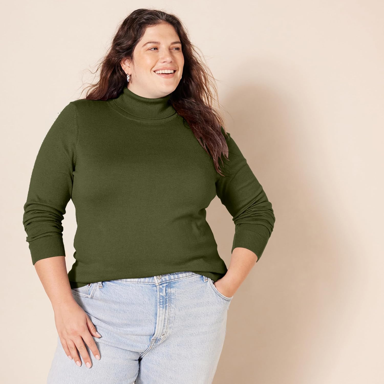 Amazon Essentials Women's Classic-Fit Lightweight Long-Sleeve Turtleneck Sweater (Available in Plus Size) - Image 6