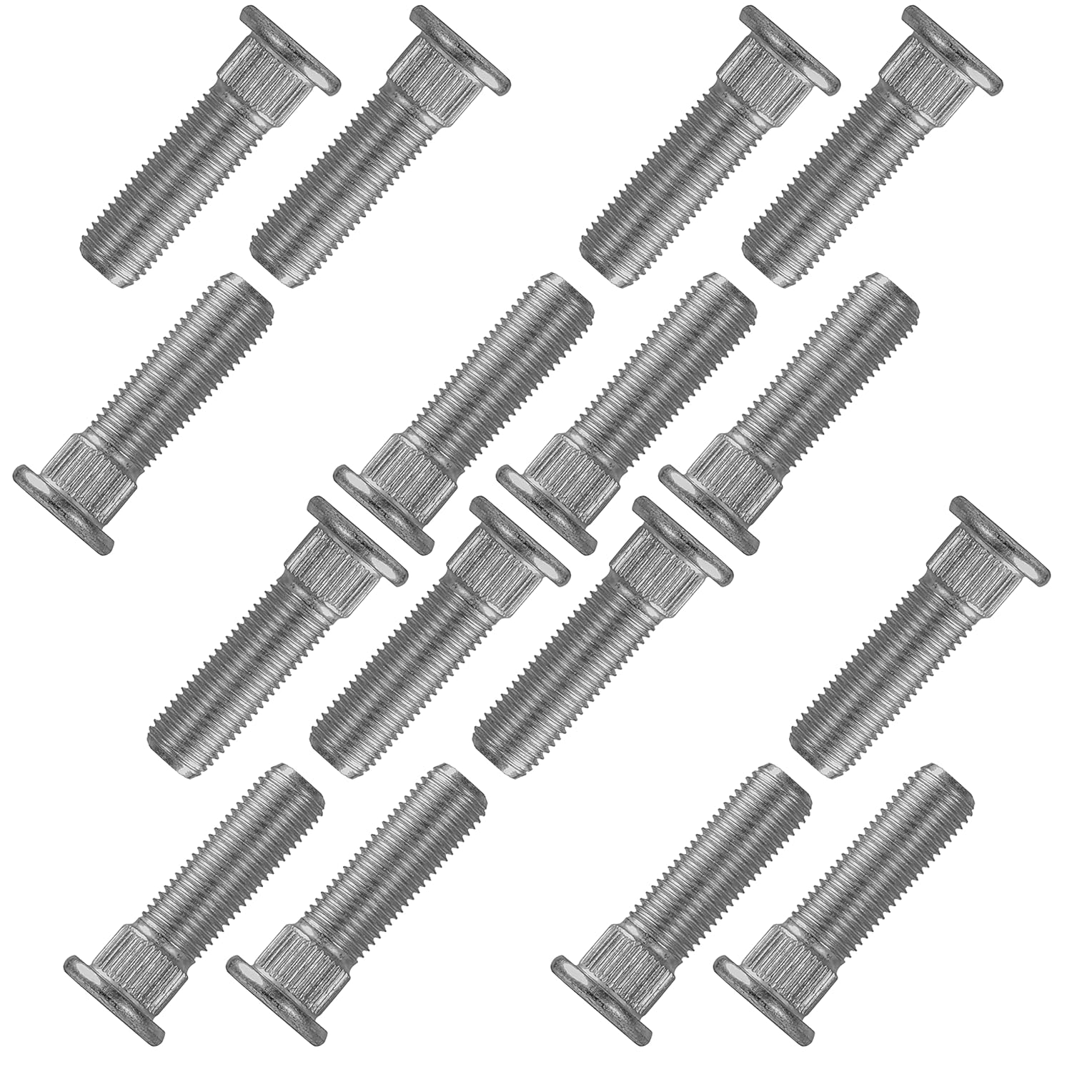 Caltric 16 Front Rear Wheel Hub Stud Bolt Compatible with Polaris Sportsman 800 2005-2015 7518378