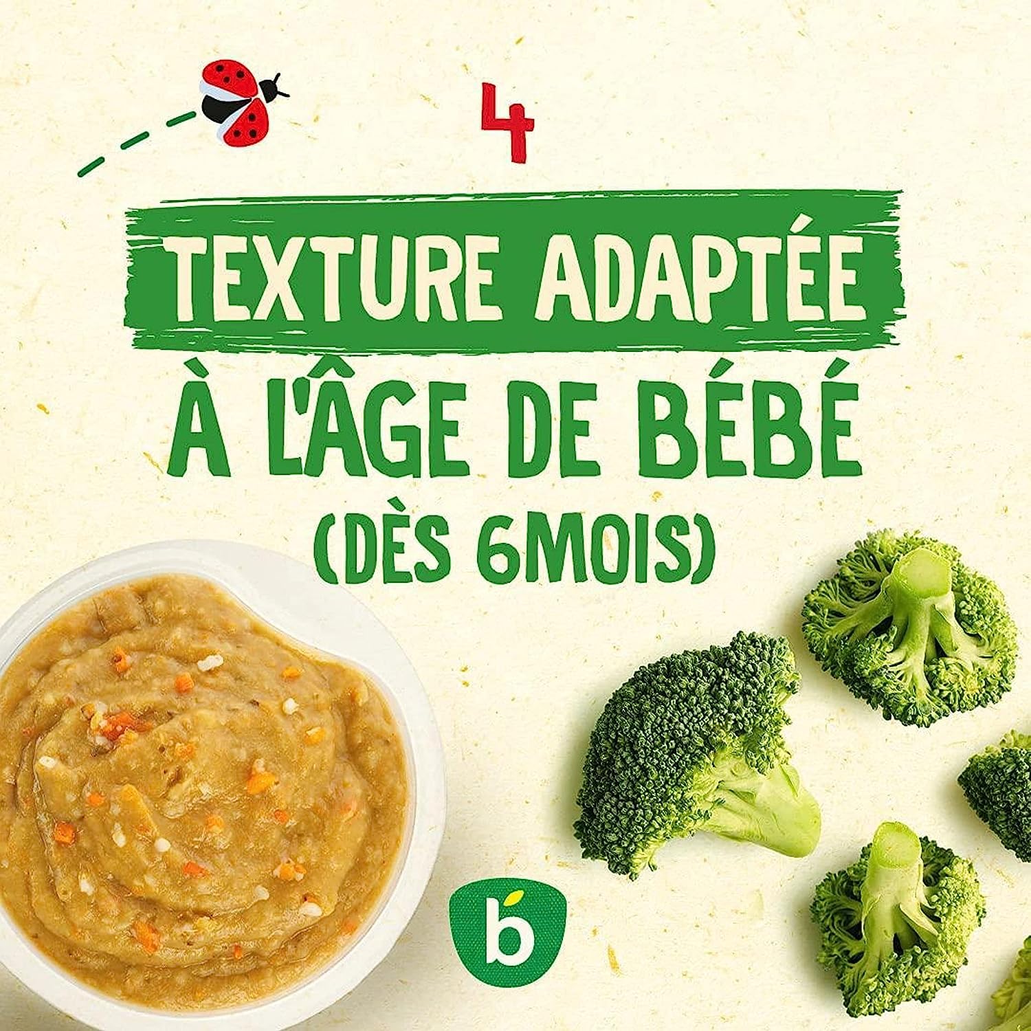 Blédina - Mes Moulinés - Repas bébé – 16 bols avec 4 Recettes inspirées du Fait Maison - Dès 8 Mois - Sans sel ajouté – 16x200g