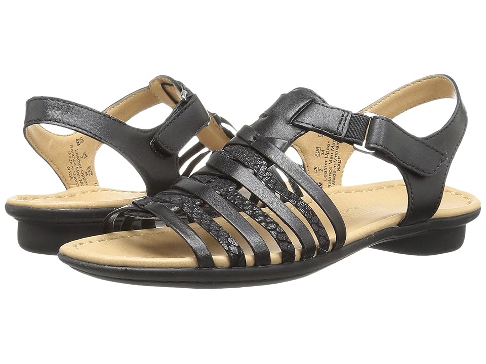 

Naturalizer Wade (Black Leather) Women's Sandals