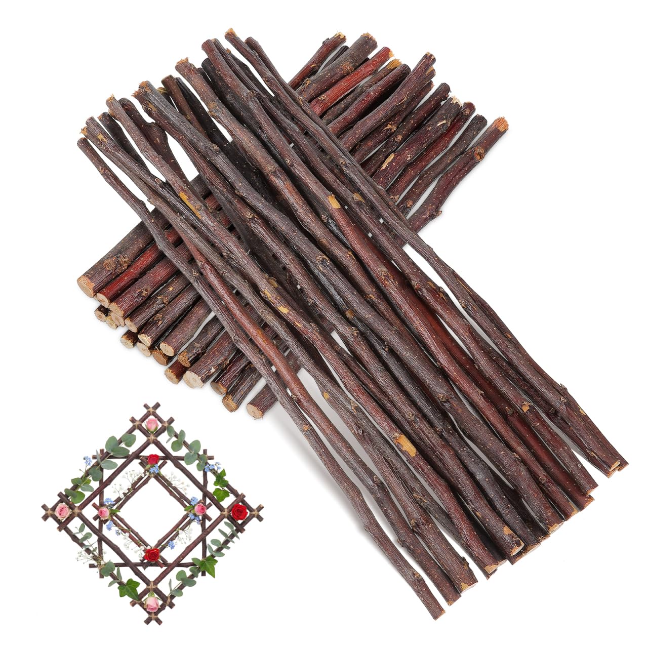 Accessoires de décoration en bois COHEALI lot de 40 branches naturelles pour loisirs créatifs