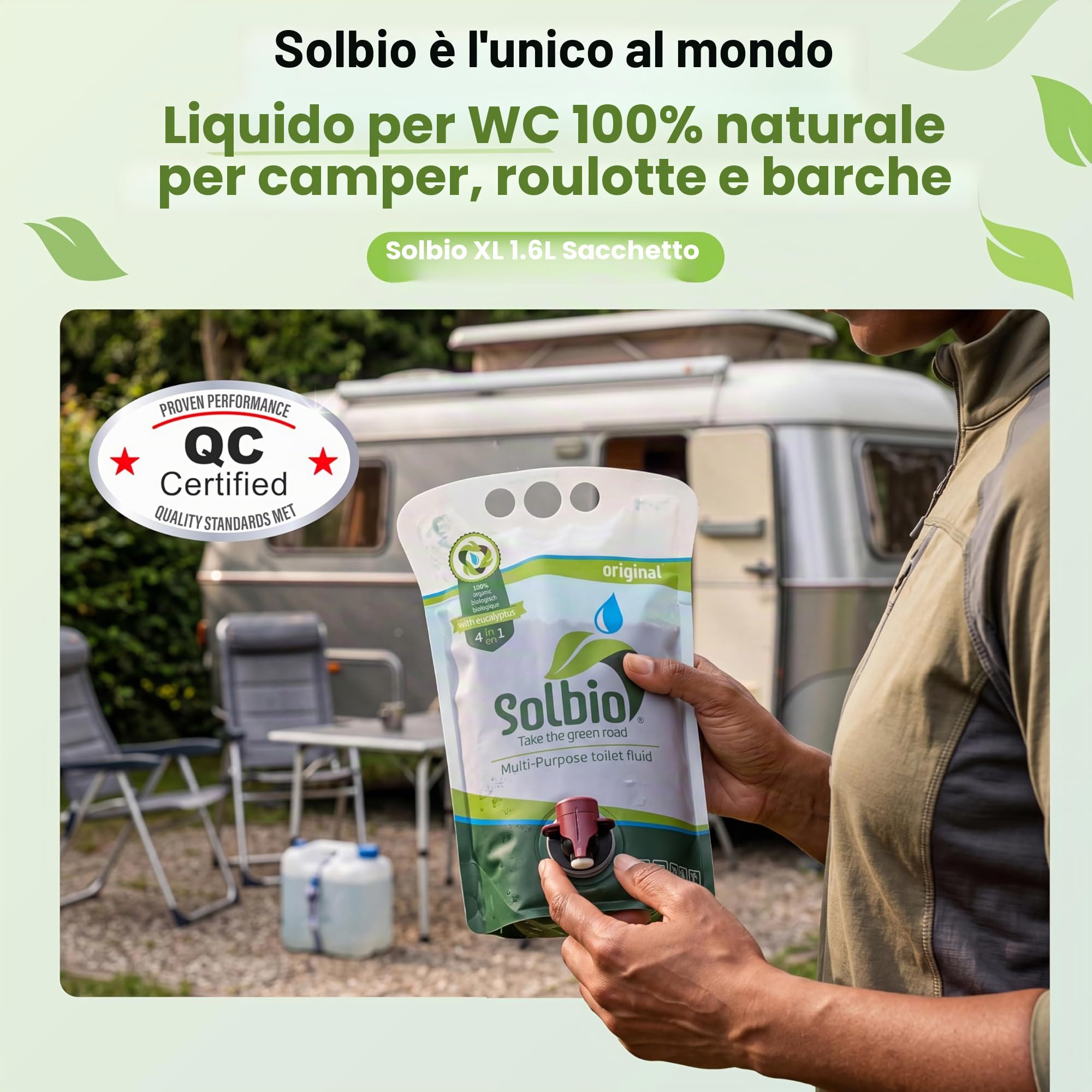Solbio Additivo Sanitario Per Toilette Di Camping, Sistemi Mobili