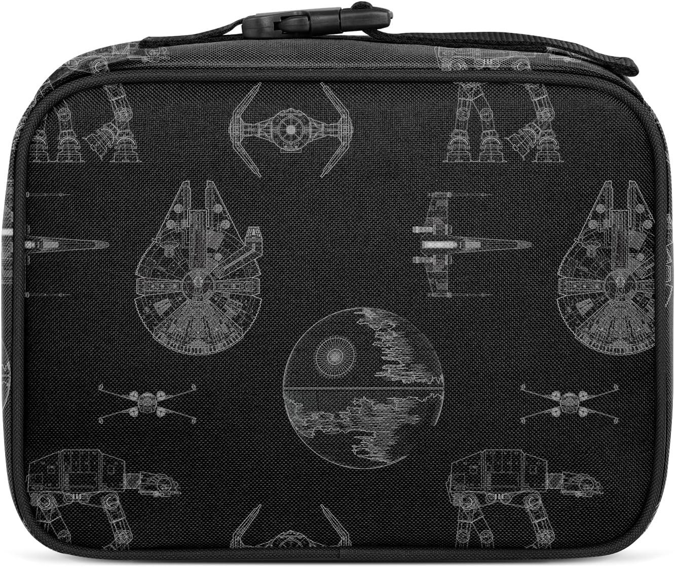 Simple Modern Star Wars Kids Lunch Box for School | Reusable Insulated Lunch Bag for Toddler, Girl, and Boy | Meal Containers with Exterior & Interior Pockets | Hadley Collection | Vehicle Schematics