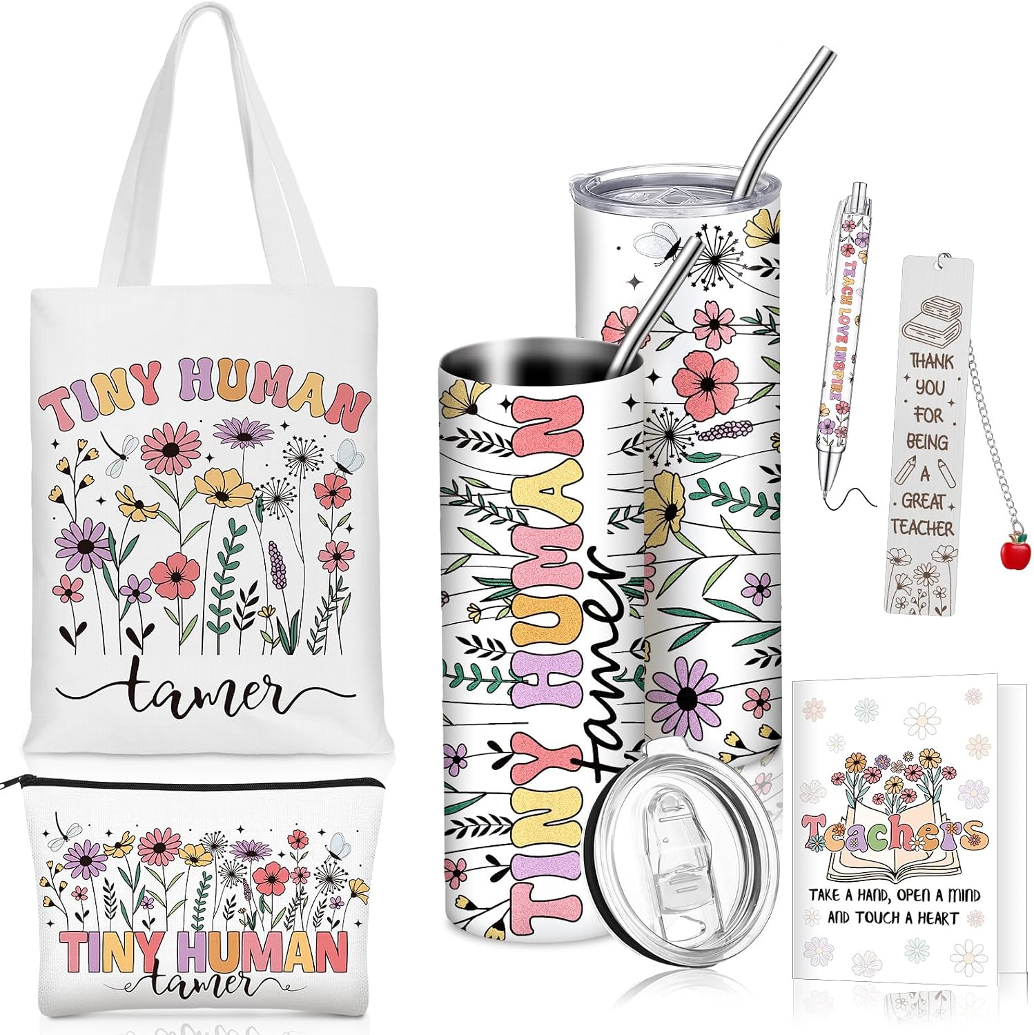 Geiserailie 6 Pcs Back to School Teacher Gifts First Day of School Gifts