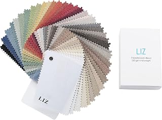 Liz Series Swatches Fabric Faux Linen Sample Book