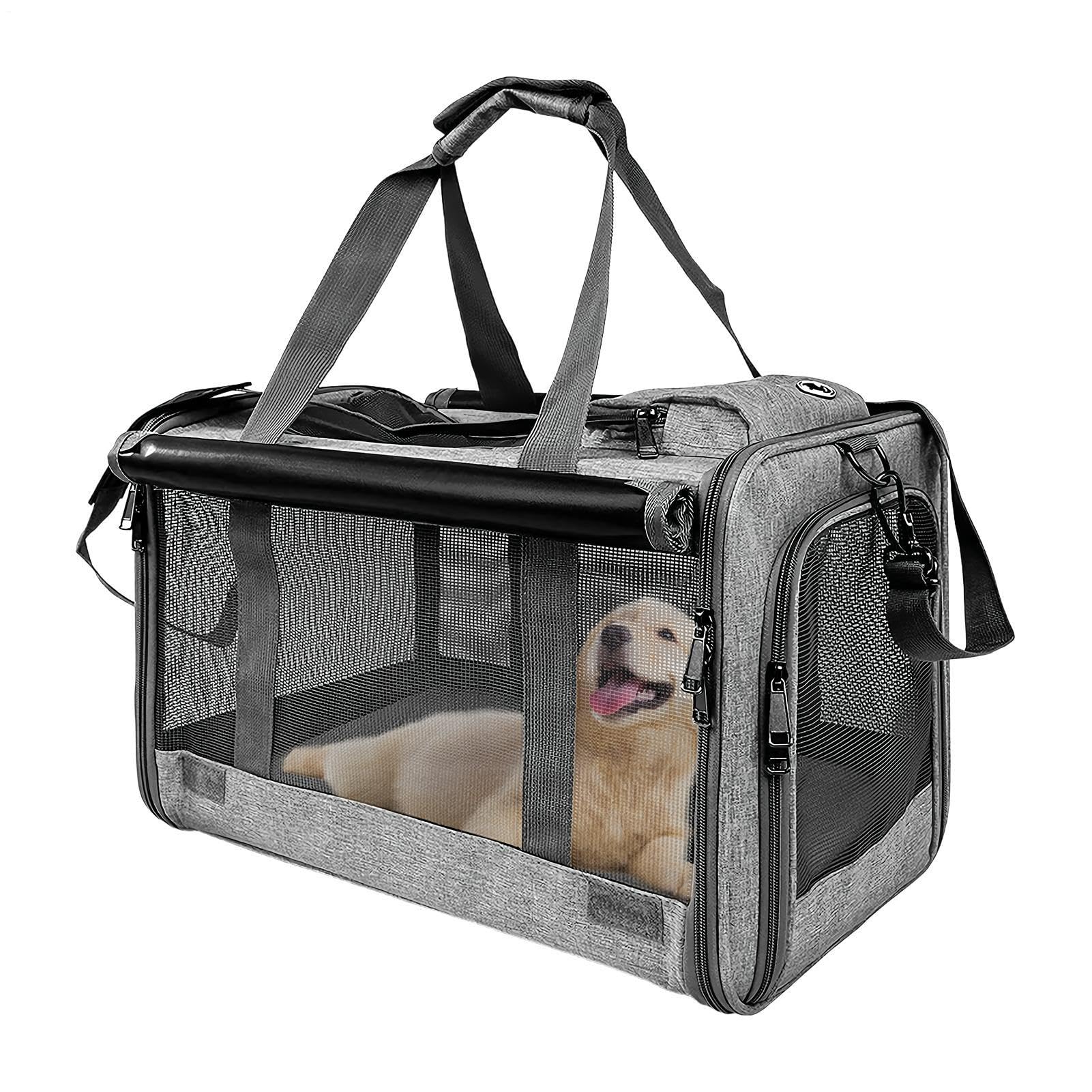 Katzentransportbox Transportbox für Katzen bis 9 kg, atmungsaktive