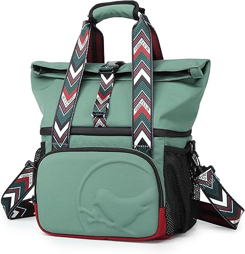 SUNNY BIRD Lonchera con doble compartimento aislado para mujeres y hombres