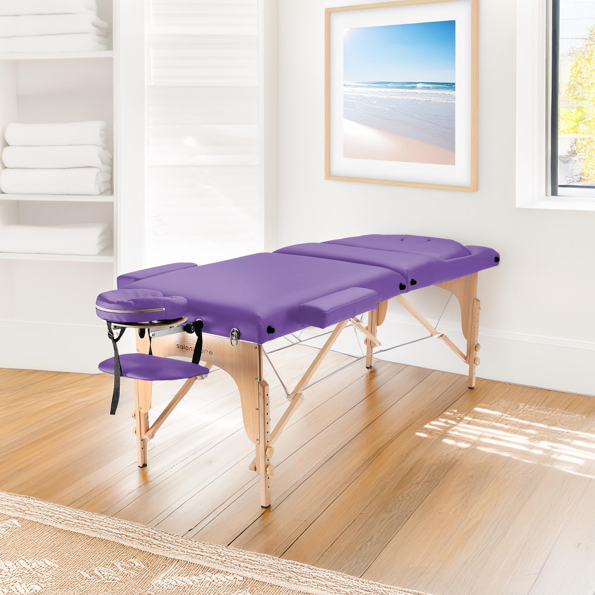 スツール lavender Amazon.com: Saloniture Professional Portable Massage Table with