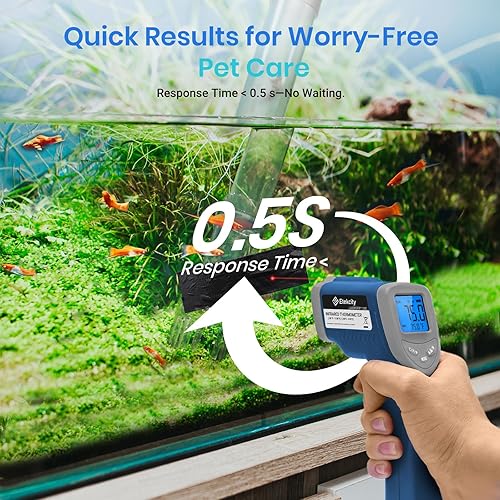 Vista 59 de Termómetro infrarrojo digital láser Etekcity Lasergrip 800, pistola de temperatura sin contacto -58 ℉-1382 ℉ (-50 ℃ a 750 ℃), termómetro de lectura