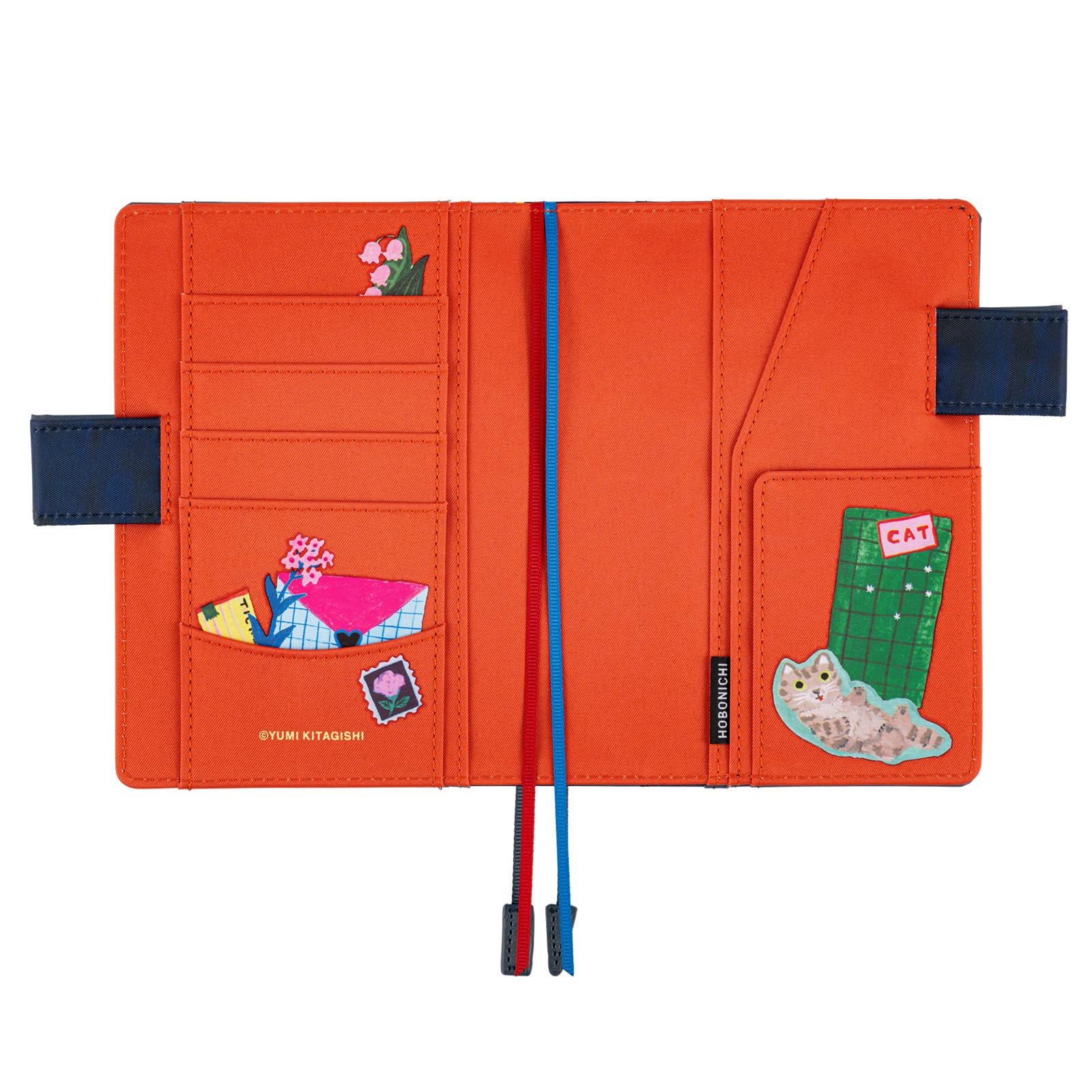 Hobonichi Techo oryginalna okładka planera [tylko okładka A6] Yumi Kitagishi: dziennik podróży
