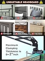 Vista 7 de Soporte plegable para tableta, soporte para tableta ajustable para cama, soporte flexible universal para tableta con rotación de 360 grados