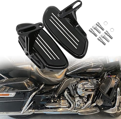 Estribo aerodinámico para motocicleta con soporte de montaje para Harley Touring Road Glide Street Glide Road King Electra Glide 1993-2022 2023