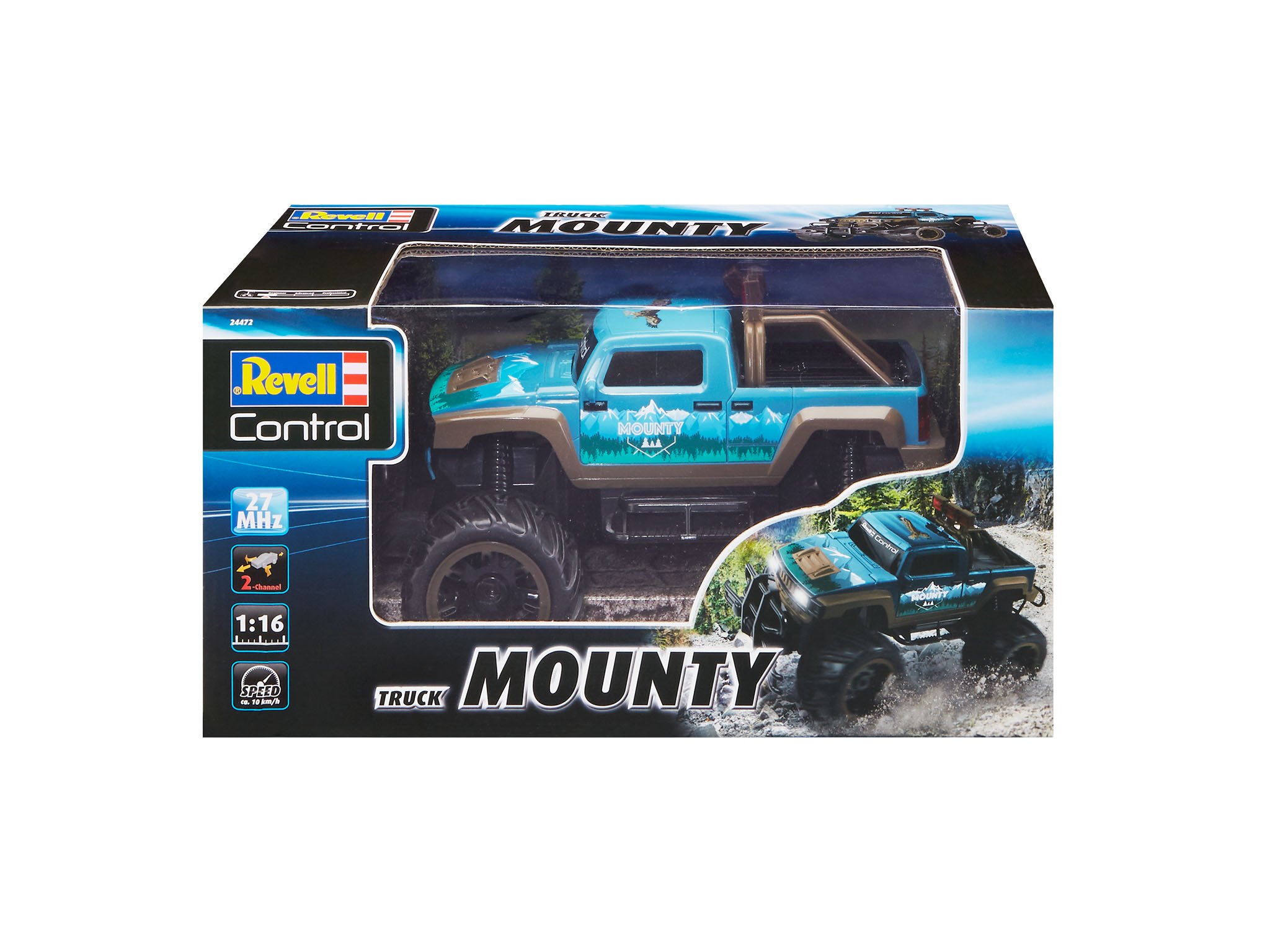Revell Control Mounty Truck zabawka, niebieska