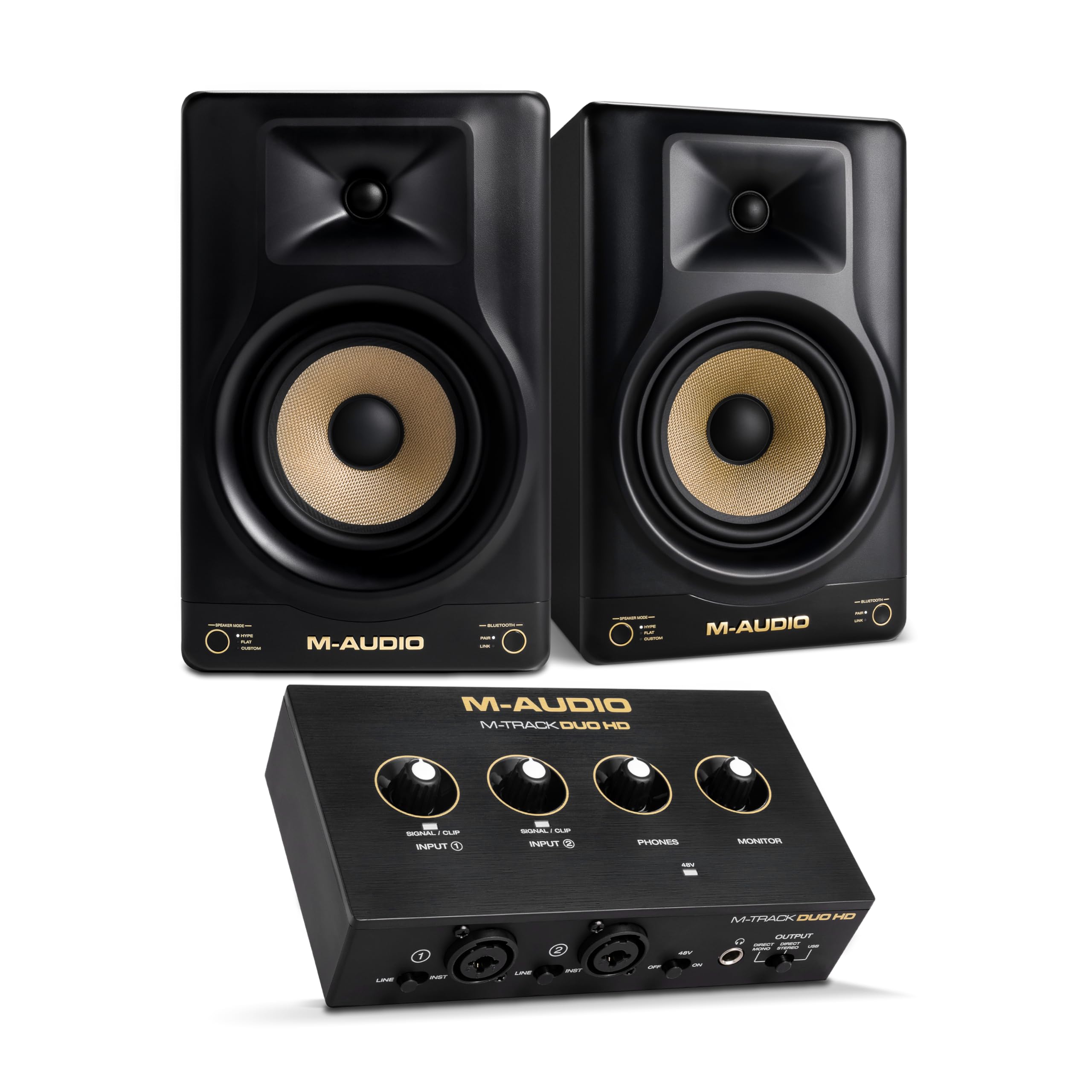 Moniteurs de studio M-AUDIO Forty Sixty interface audio double XLR - 8