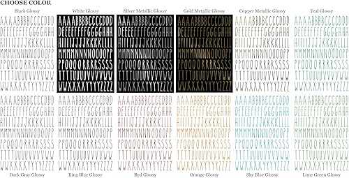 Miniatura 2 de Calcomanías del alfabeto ABC Inspired by Rae Dunn, adorno de letras  Calcomanías de vinilo para contenedores de cocina, tarros, pared, ventana,