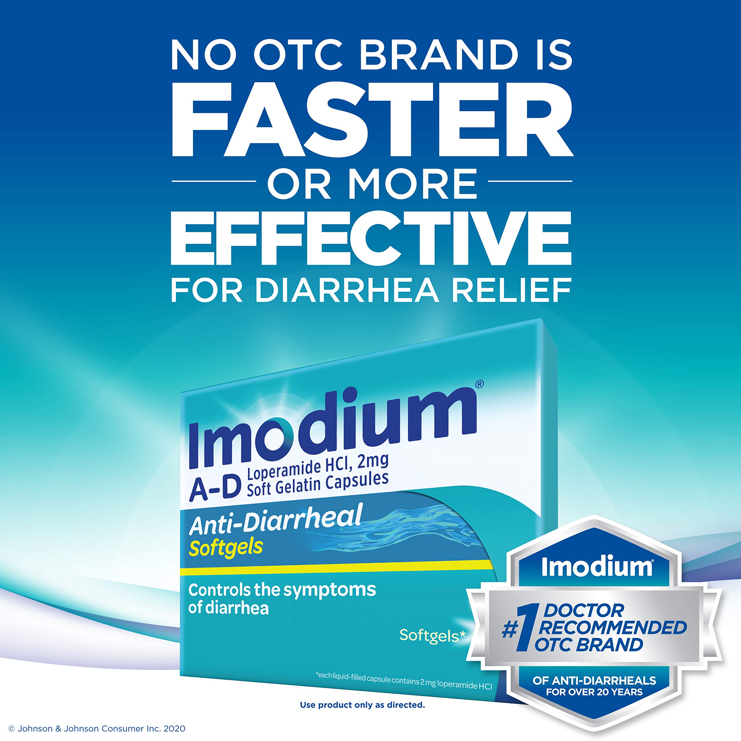 Buy Imodium AD AntiDiarrheal Medicine Softgels with Loperamide Hydrochloride, 24 ct. Online at