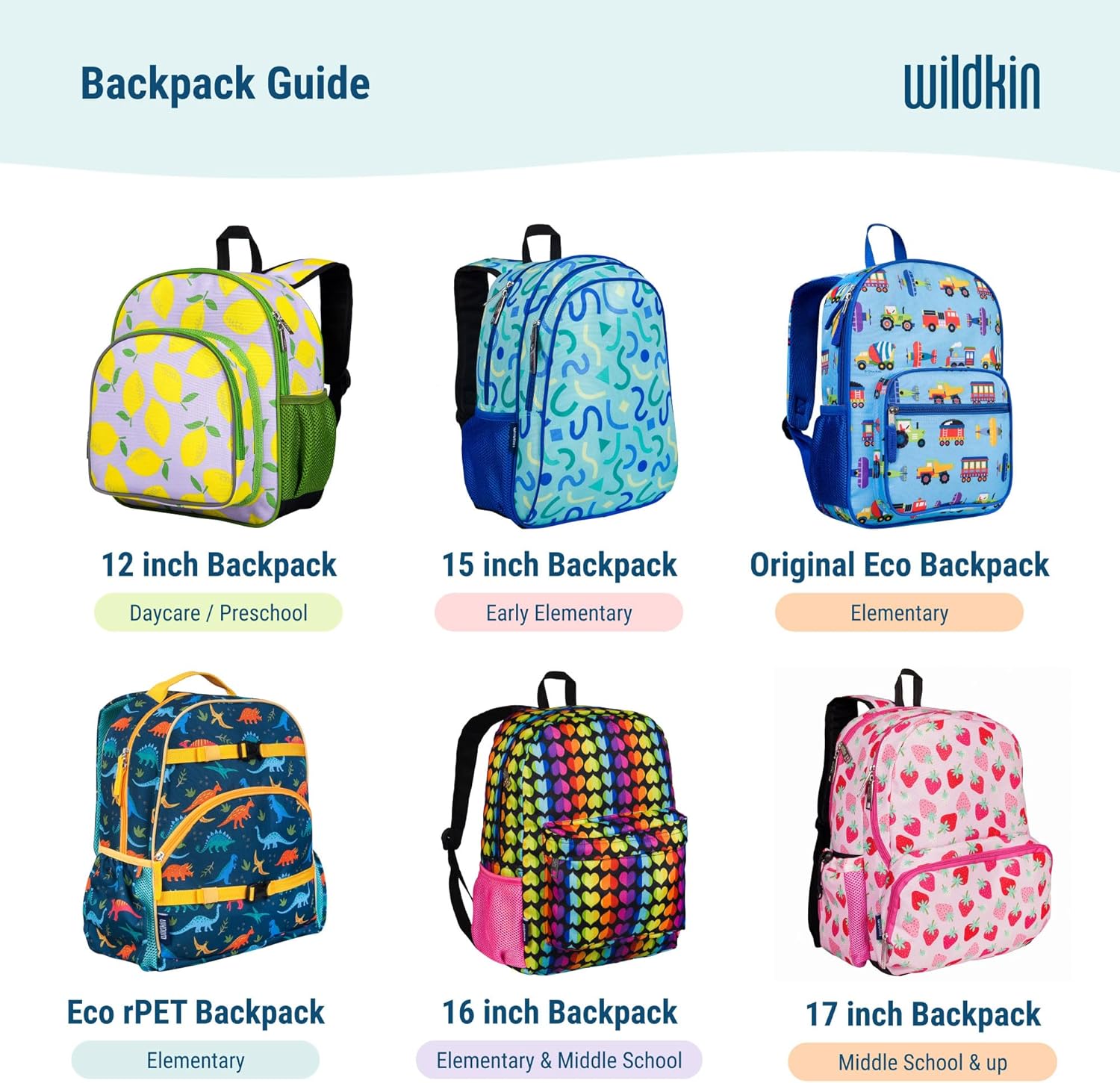 Wildkin 12-inch Kids Backpack – Padded, Adjustable, Ideal for Daycare & Travel - Game On - Image 8
