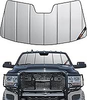 Vista 12 de Parasol para parabrisas Ram 2500/3500/4500/5500 2019-2025 con sensor de 5 pulgadas de ancho para ventana delantera, protección