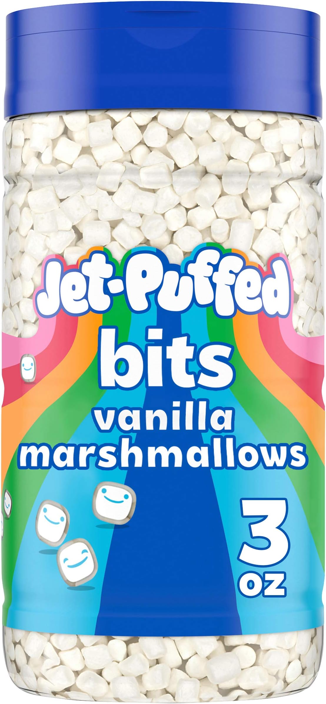 Marshmallow Bits, Vanilla, 3 Ounce Container (Pack of 6)