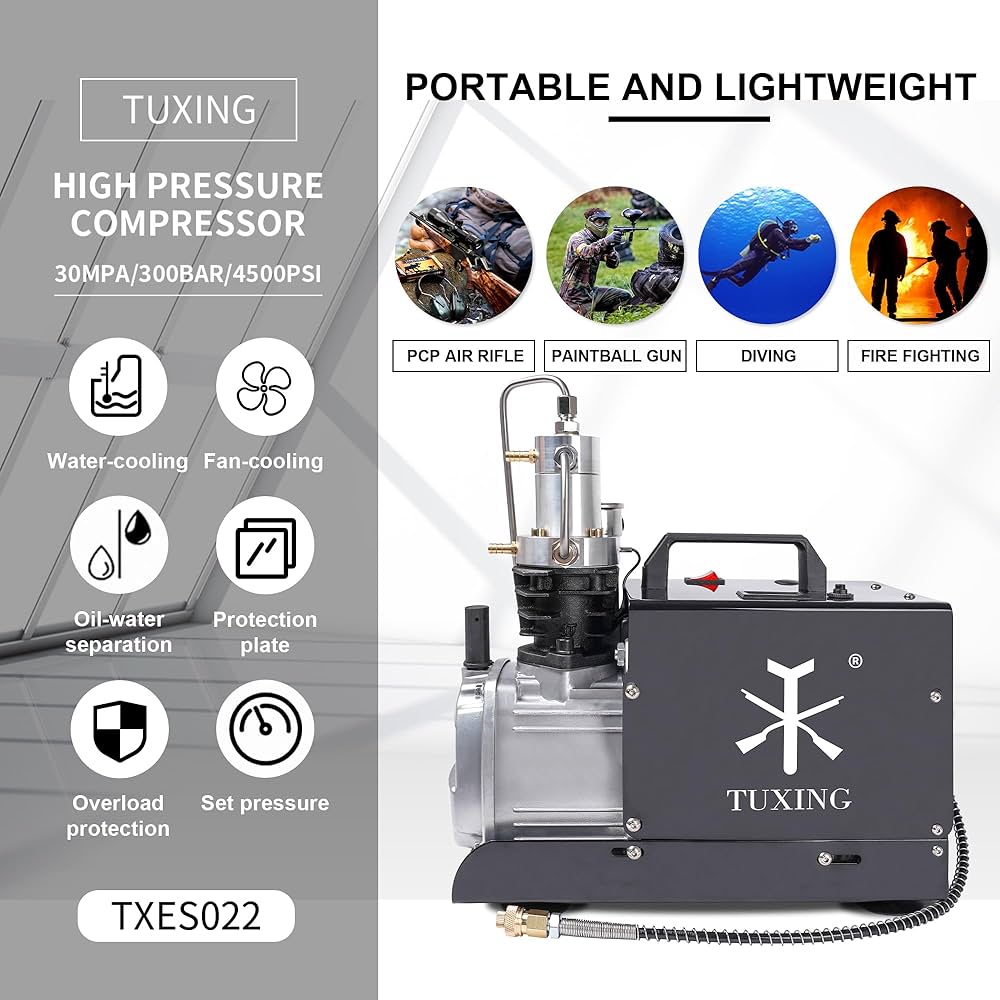 4500mAh エアコンプレッサー 電動エアポンプ 充電式 最大150PSI エアコンプレッサー 電動エアポンプ 充電式 最大150PSI 4500mAh