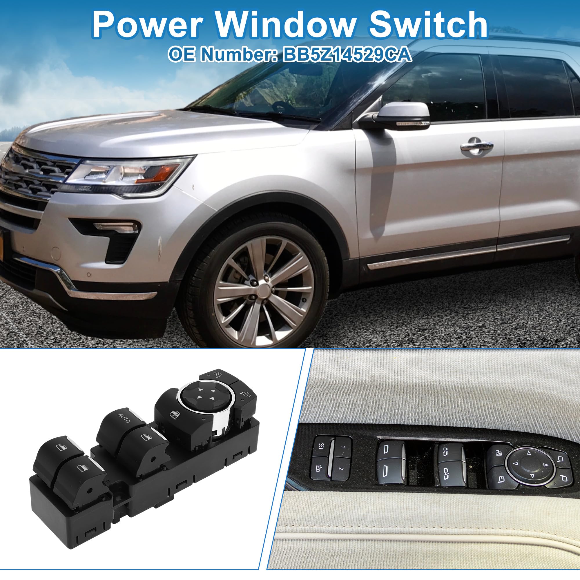 Amazon.com: A ABSOPRO 1 AUTO Power Window Switch No.BB5Z14529CA