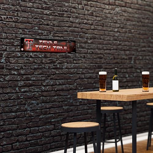 Vista 403 de Rico Industries Letrero de plástico de la NCAA de plástico de 4 x 16 pulgadas Alternativo