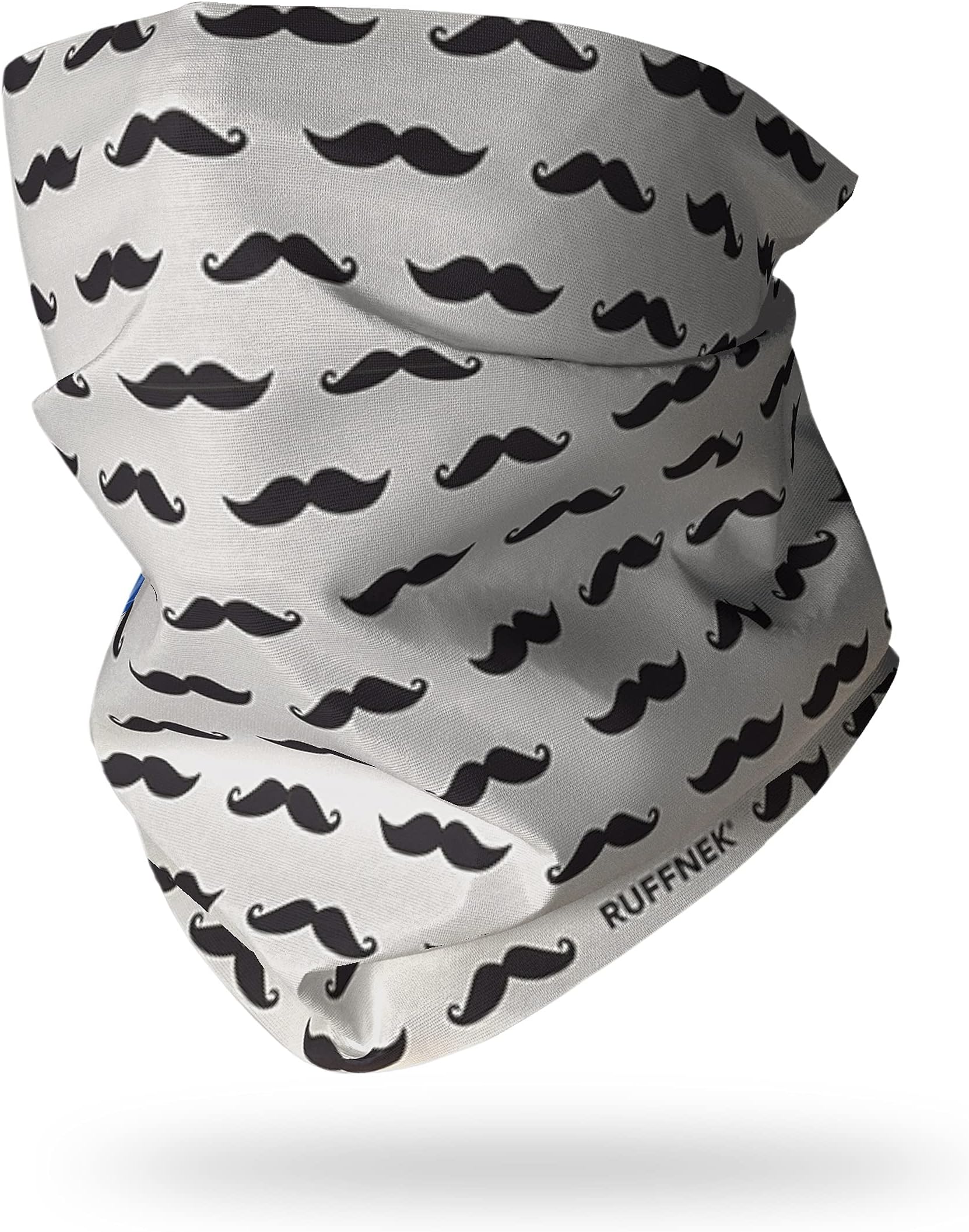 Ruffnek MOUSTACHE DESIGN Multifunctional Snood Tube Scarf Neck warmer for Men - ONE SIZE