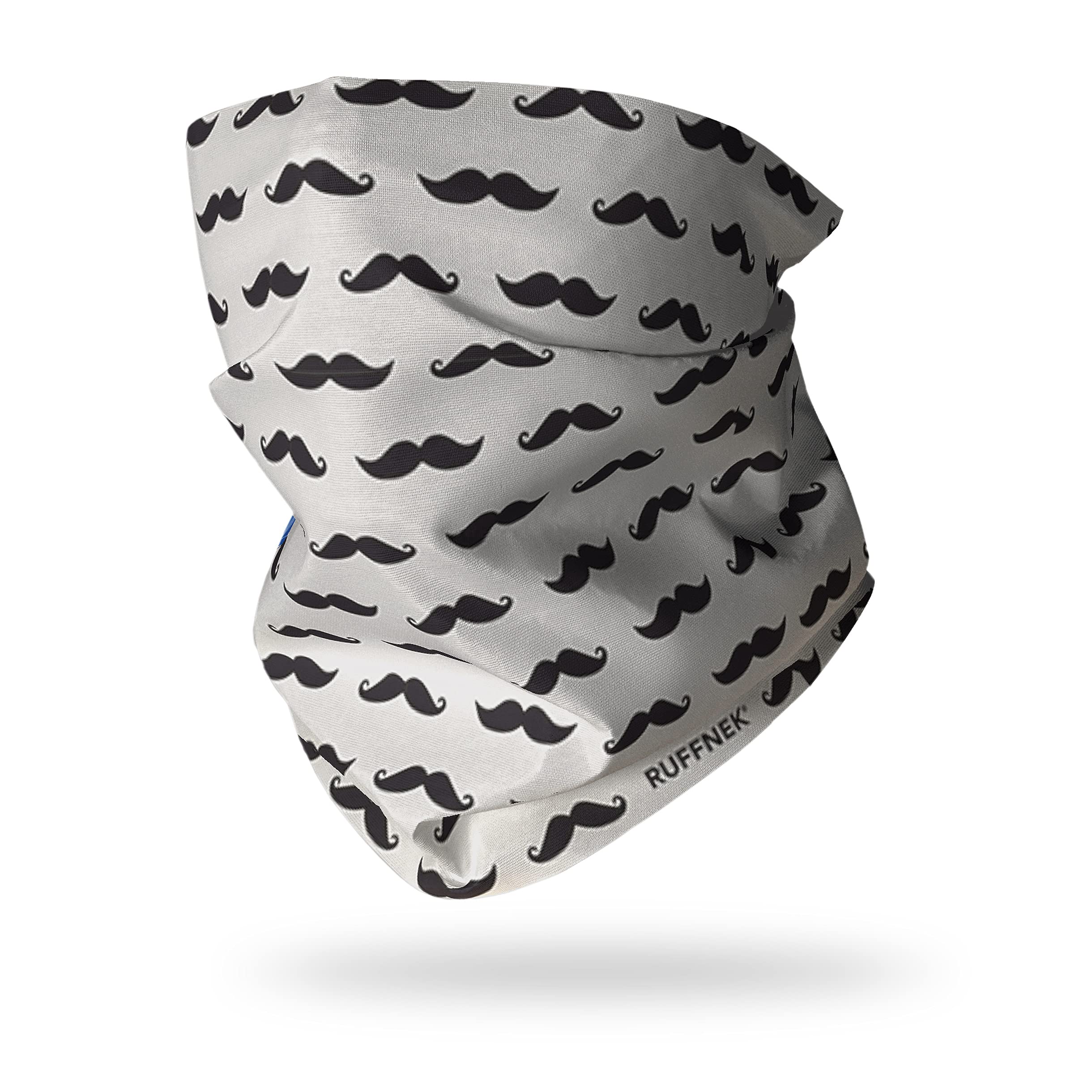 Ruffnek MOUSTACHE DESIGN Multifunctional Snood Tube Scarf Neck warmer for Men - ONE SIZE