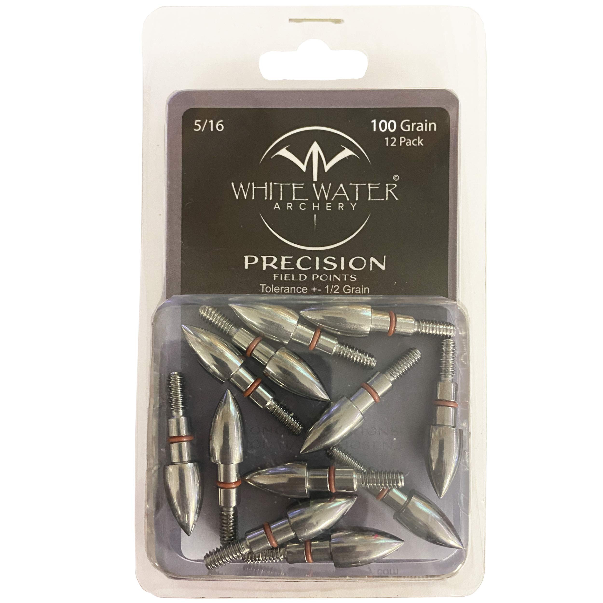 White Water Archery Precision Stainless Steel Field Practice Points 5/16
