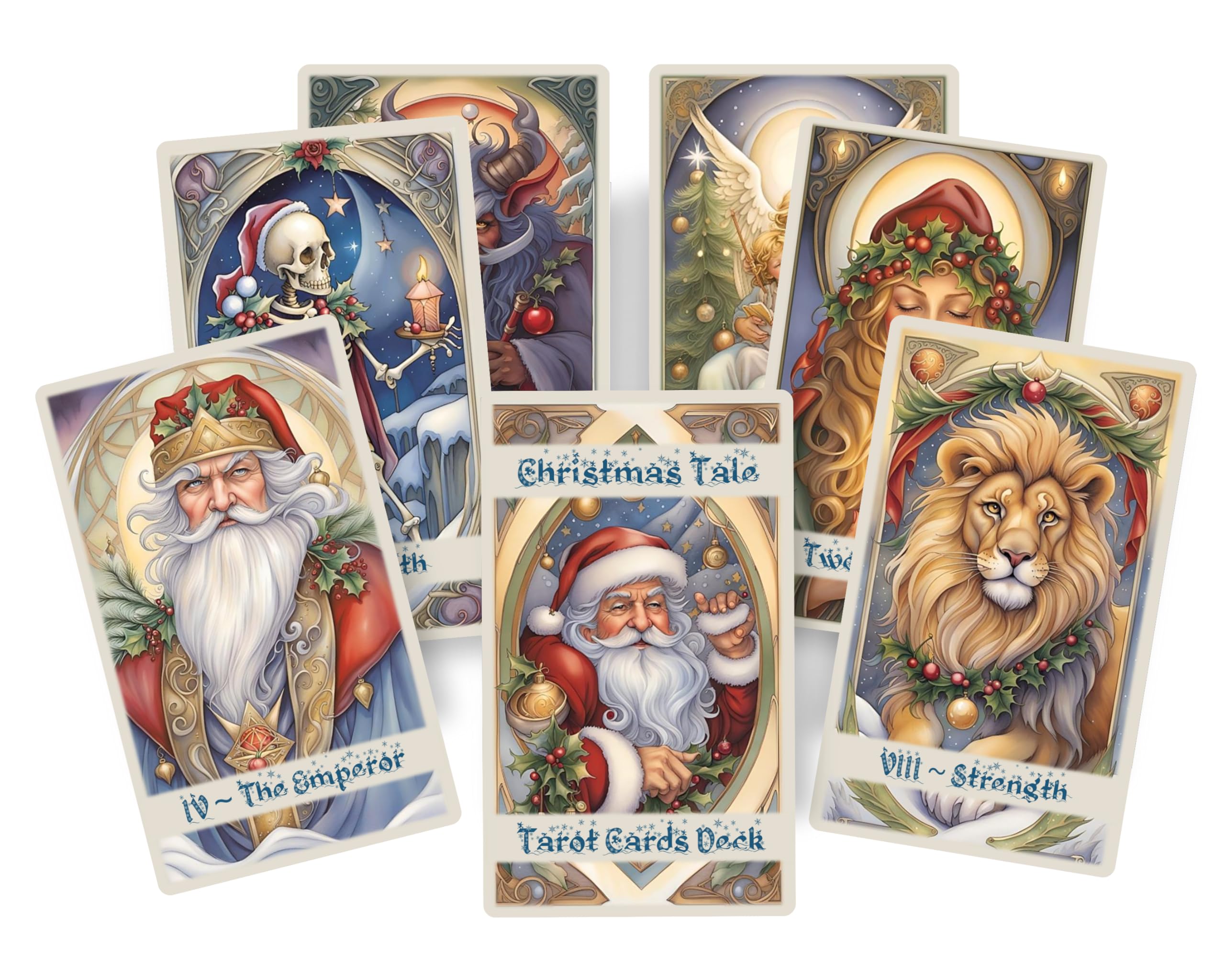 Amazon.com: Christmas Tale Tarot Cards Deck – A Magical Winter