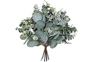 Artificial Eucalyptus Leaves Stems