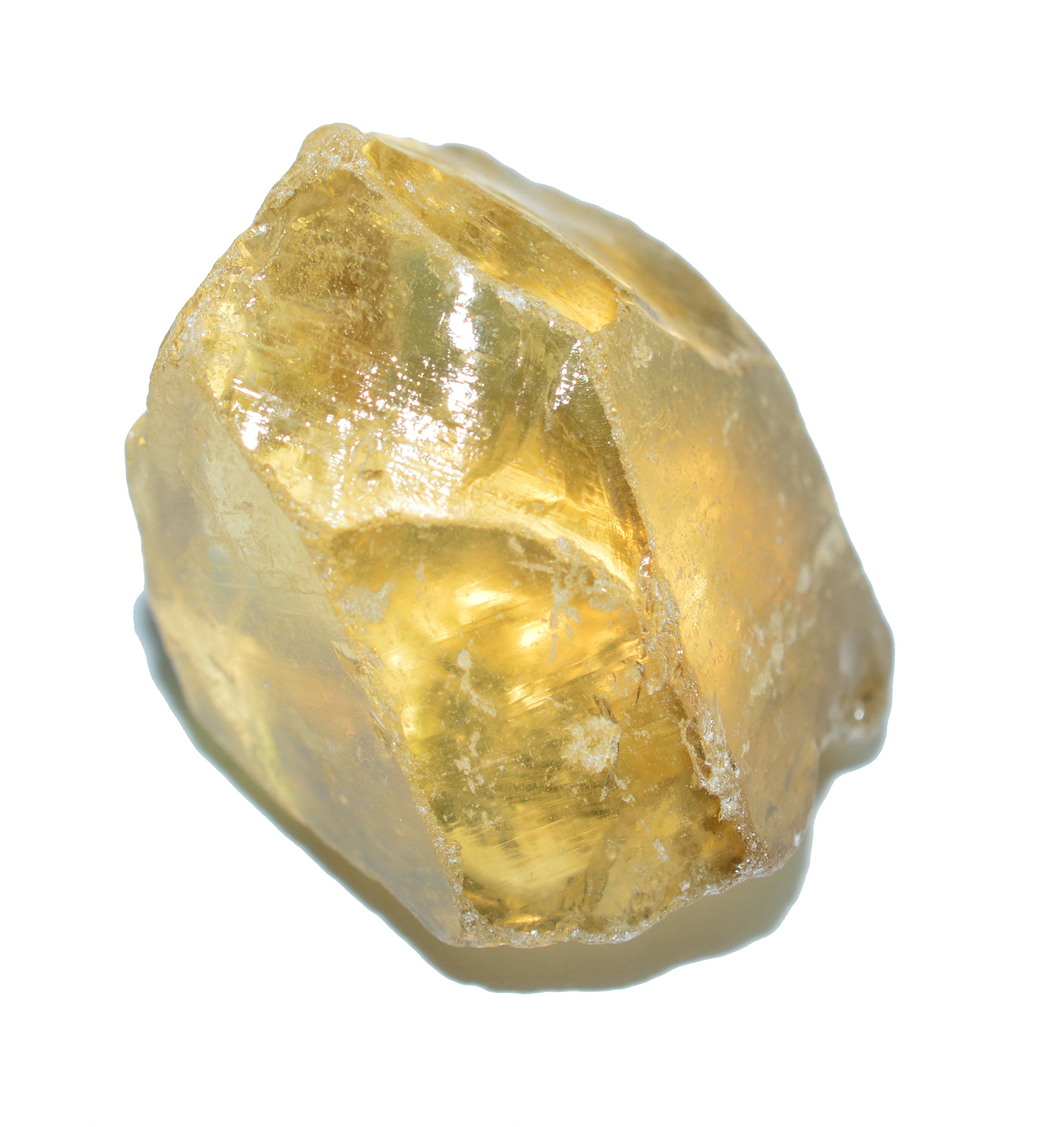 Citrine natural rough & clean gemstone crystal 34.62 carat