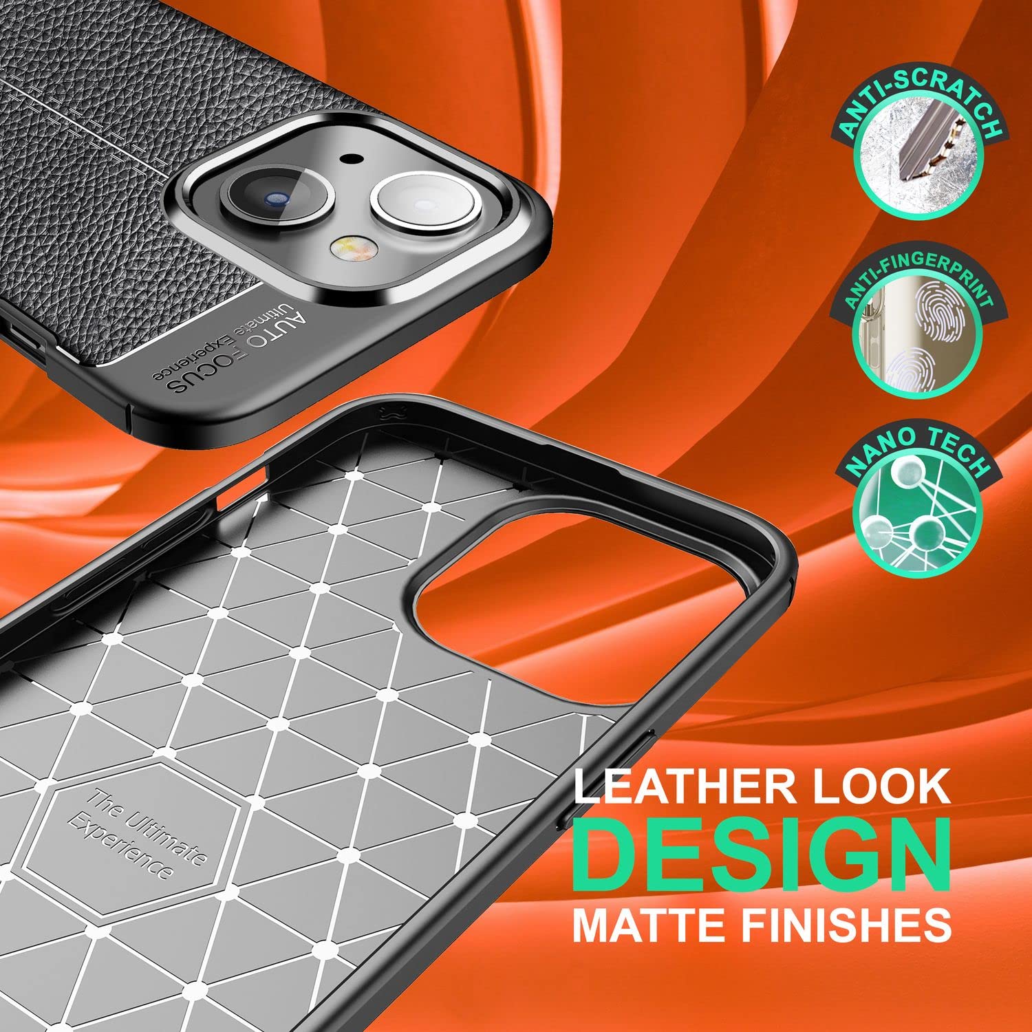 NALIA Cover Ibrida Opaca Per IPhone 14 Plus – Anti-Giallo, Anti-Graffio, Dorso Duro E Cornice Morbida Silk Touch, Nero - 2