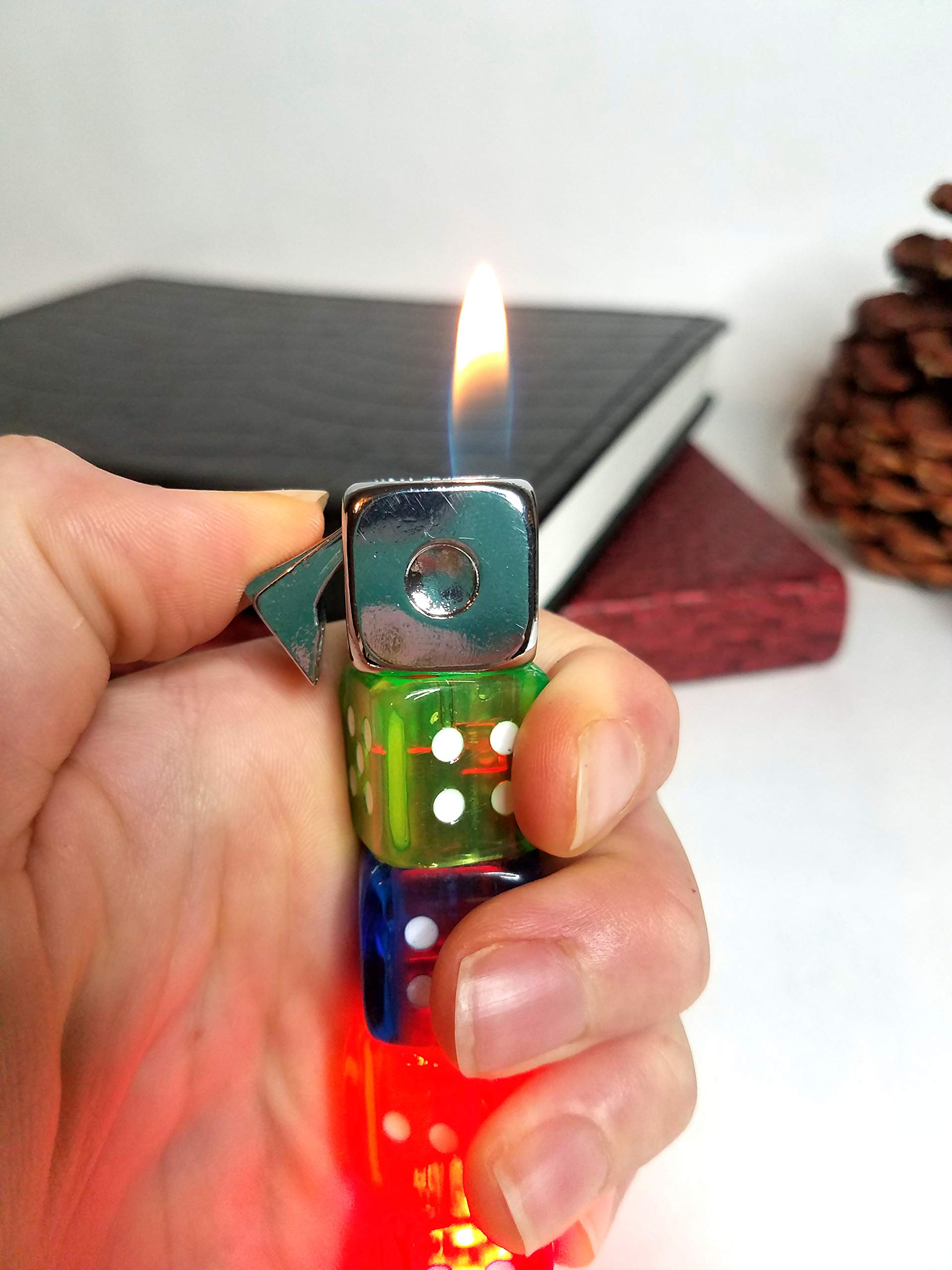 Amazon.com: Dice Shaped Butane Lighter