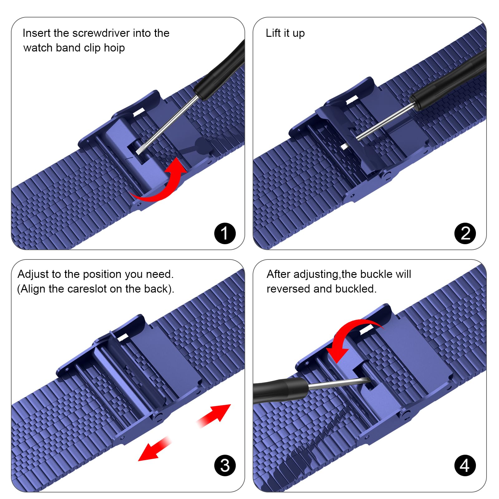 Cinturino per Amazfit GTS, 20mm Cinturino in Acciaio Inossidabile in Metallo Cinturino per Amazfit GTS 4, GTS 4 Mini, GTS 2, GTS 2 Mini, GTS 3, Amazfit Bip, Bip 3, Bip3 Pro, Bip U, Bip U Pro, GTR Mini
