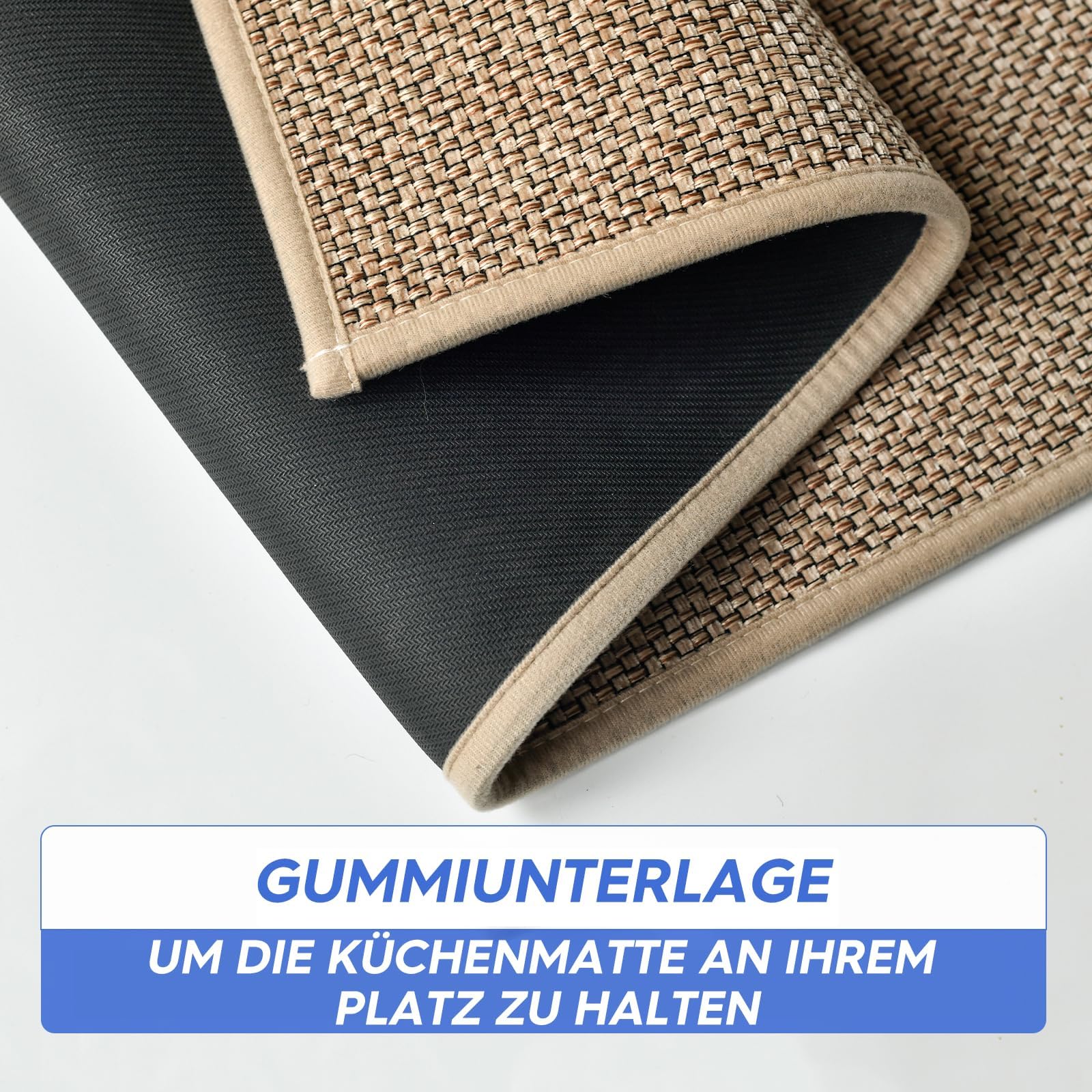 Artoid Mode Tapis de cuisine absorbants pour décoration intérieure et extérieure, tapis de cuisine lavables 43 x 73 cm et 43 x 118 cm, lot de 2