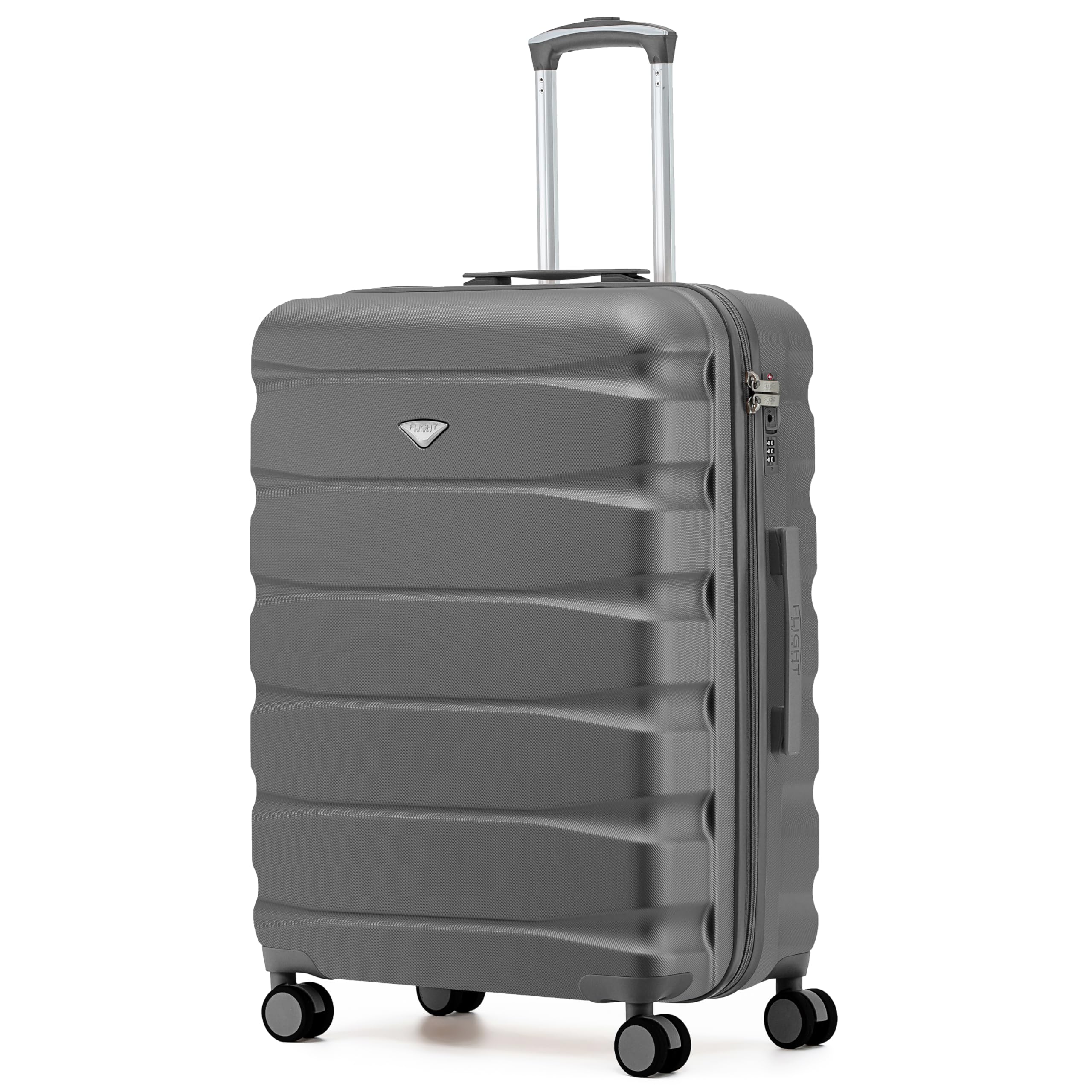 Flight Knight Underseat Cabin Suitcase 45x36x20cm | Free Hand Luggage for EasyJet & Wizz Air | Lightweight ABS Hard Shell with 8 Silent-Glide Spinner Wheels | Max Space Travel Bag — view 260