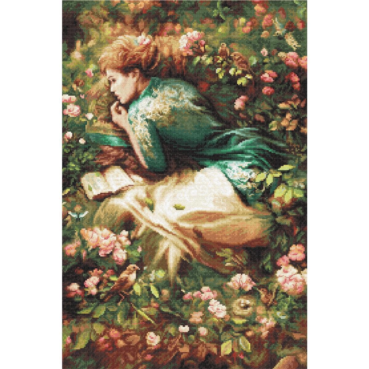 Letistitch counted cross stitch kit ""Into Dreamland"", 44x29cm, DIY