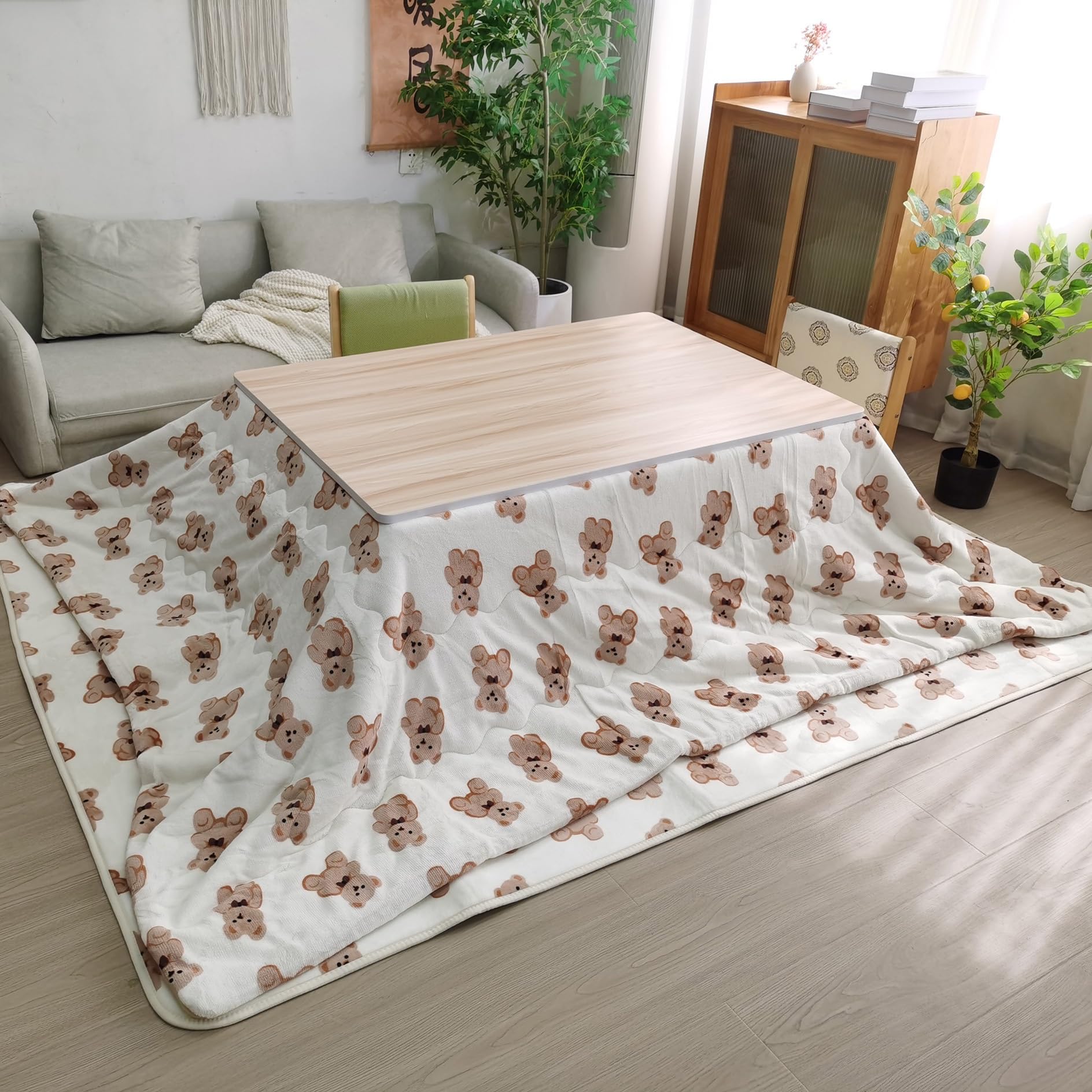 Amazon.com: Kotatsu Table with Heater and Blanket,Floor Mattress