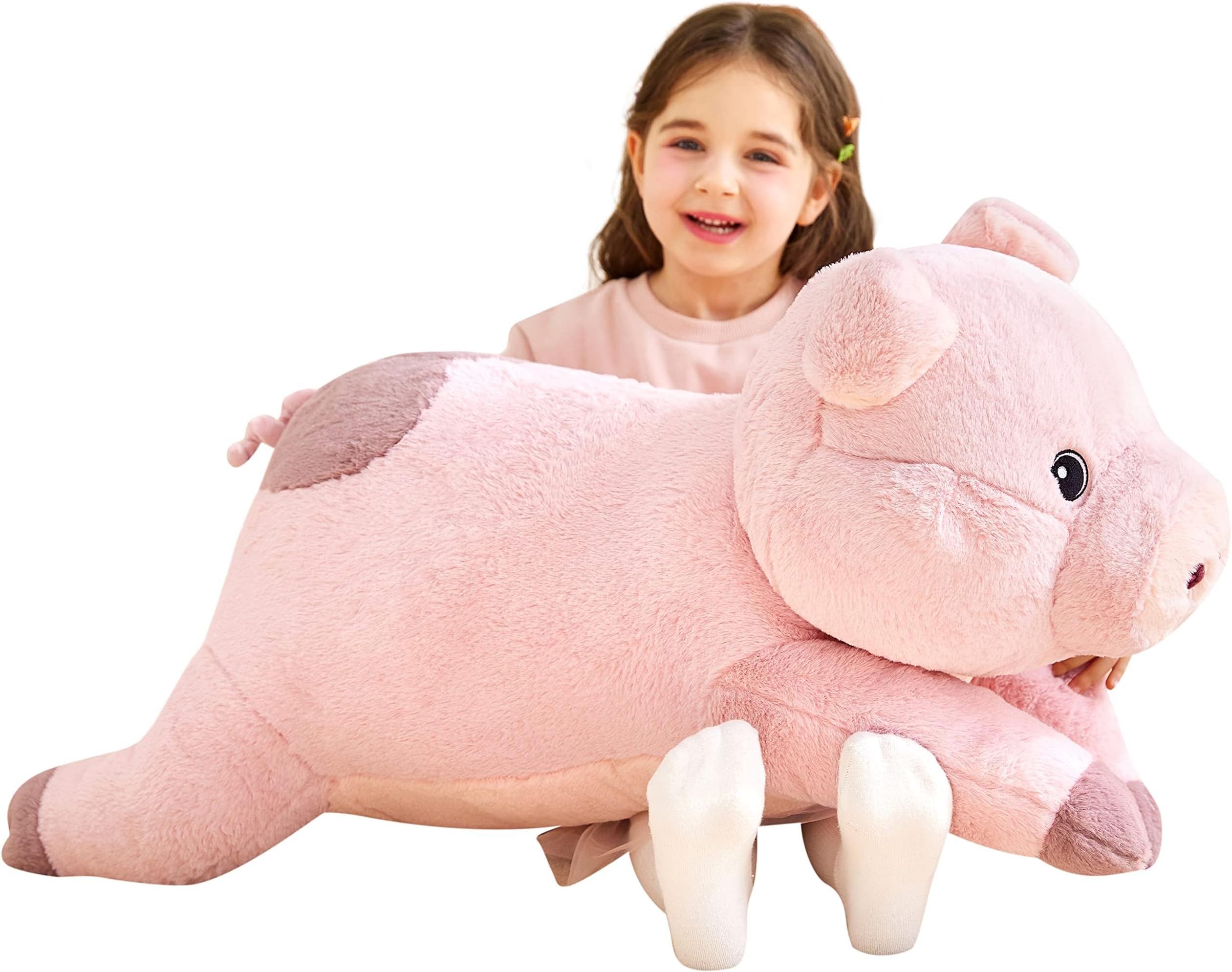Giant Pig Stuffed Animal Plush Toy,30 Inches Large Toys Gifts for Kids Girls Boys Girlfriend Children