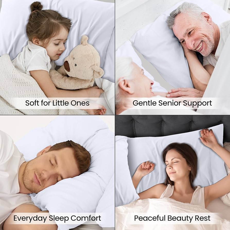 Amazon｜Utopia 寝具 低刺激性コットン枕カバー、最高の柔軟性と