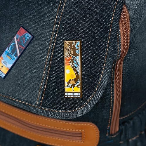 Miniatura 3 de Star Wars Pin esmaltado para póster de película A New Hope, exclusivo Pin coleccionable de Star Wars, ilustraciones de Eric Tan 2 pulgadas de alto