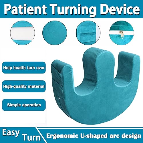 Miniatura 4 de Sexysamba Dispositivo de torneado para pacientes postrados en cama con correa de fijación, productos de asistencia para ancianos, almohada para