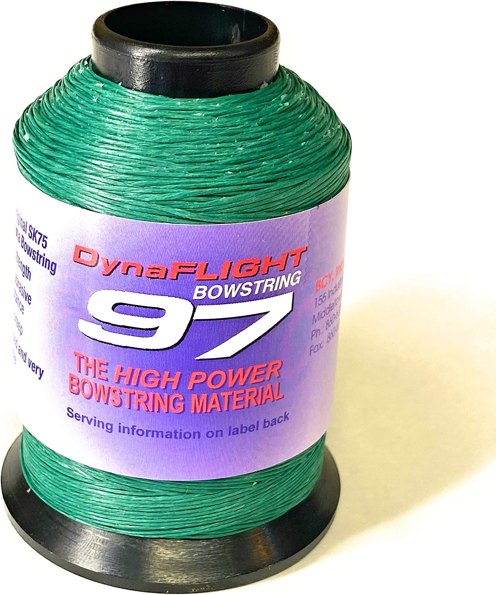 BCY Dyna Flight 97 Bowstring Green / 1/8#