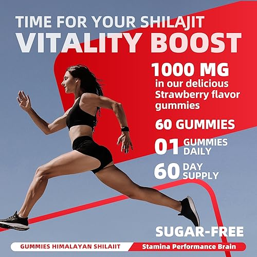 Miniatura 5 de Gomitas puras de Shilajit del Himalaya para hombres y mujeres, 100% naturales y orgánicas, más de 85 minerales traza y ácido fúlvico, 60 unidades,