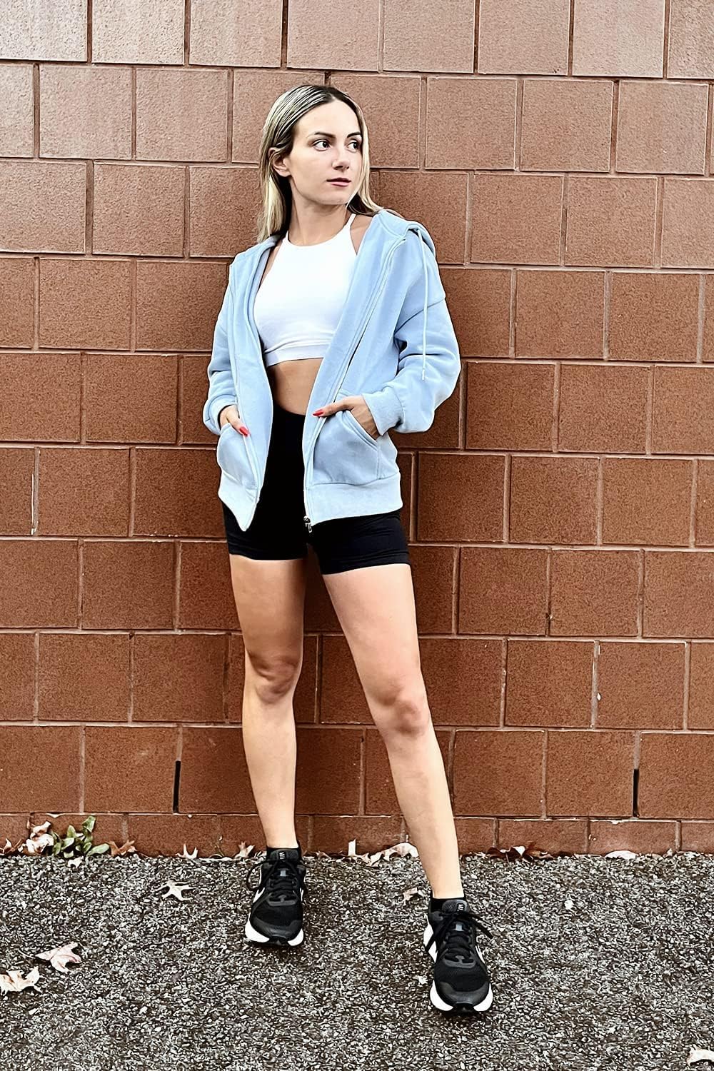 PRETTYGARDEN Women's 2026 Zip Up Y2K Hoodies Casual Long Sleeve Sweatshirts Fall Spring Track Jackets with Pockets - Image 6