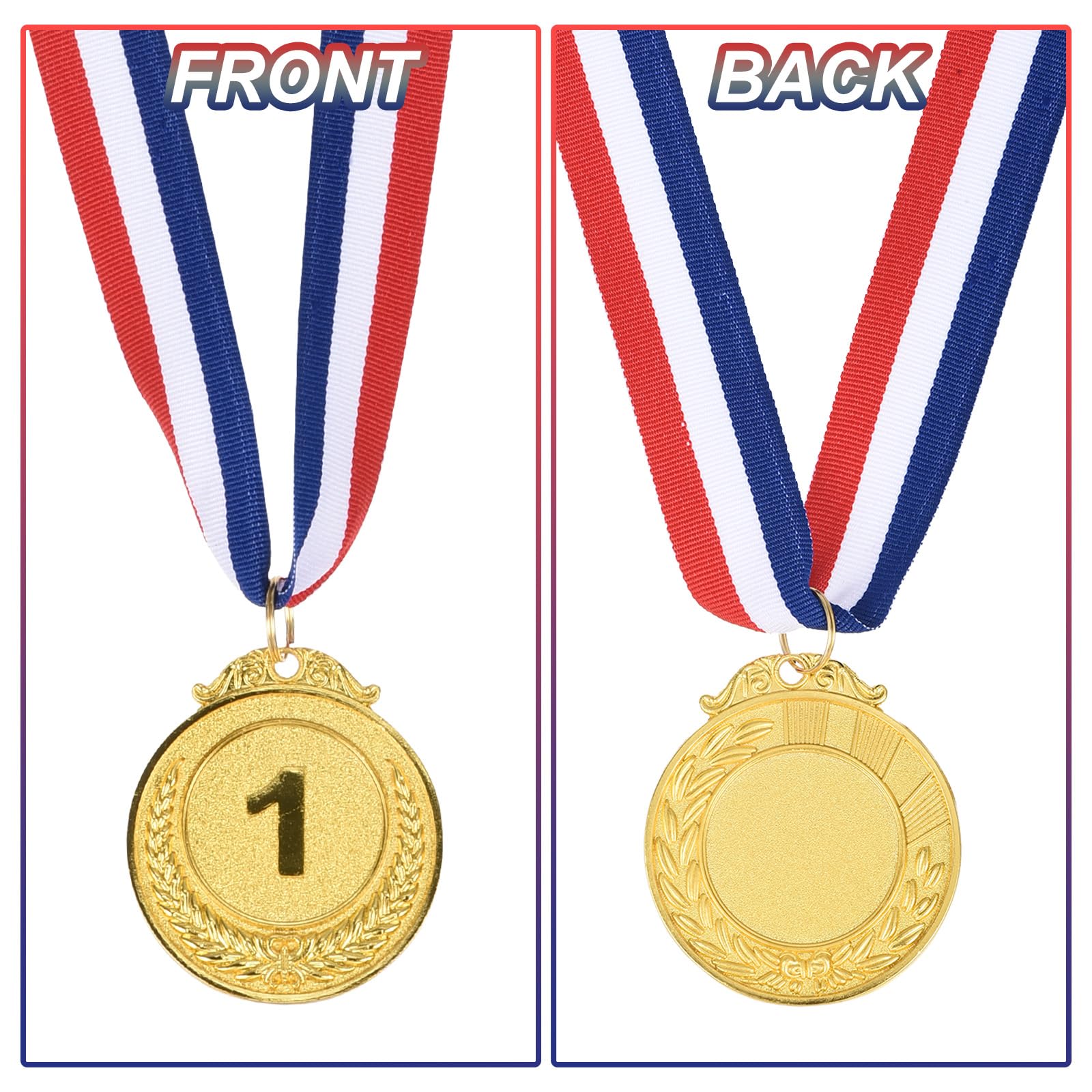 PATIKIL Gold Silver Bronze Award Medals 2 Inch - Image 4