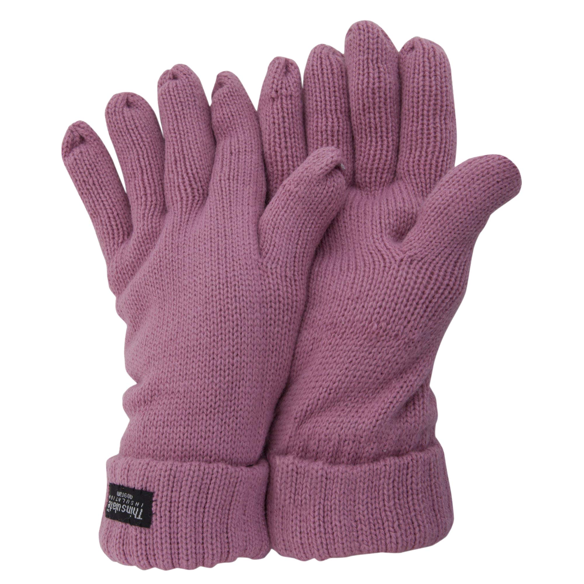 Floso Women's Pink / Winter Knitted Gloves (3M 40G)