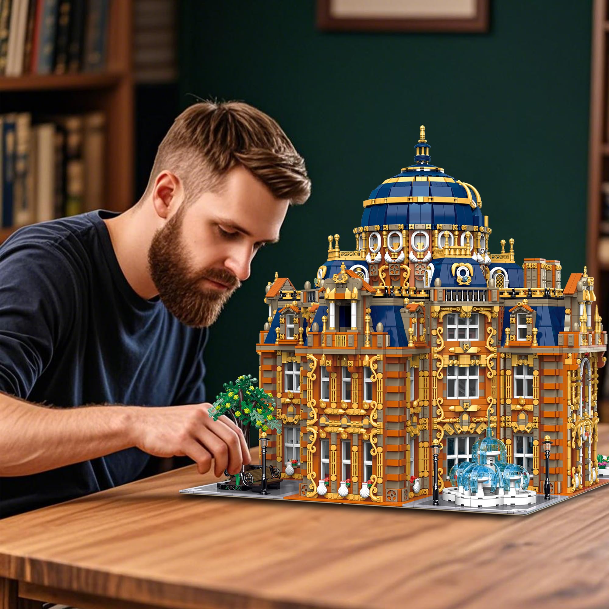 Astronomy Museum Building Set, 14000+ PCS Royal Construction Kit Museum, MOC Architecture in European Style, Compatible with Iego Architecture